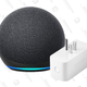 Amazon Echo Dot (4th Gen) with Smart Plug | $34 | Amazon